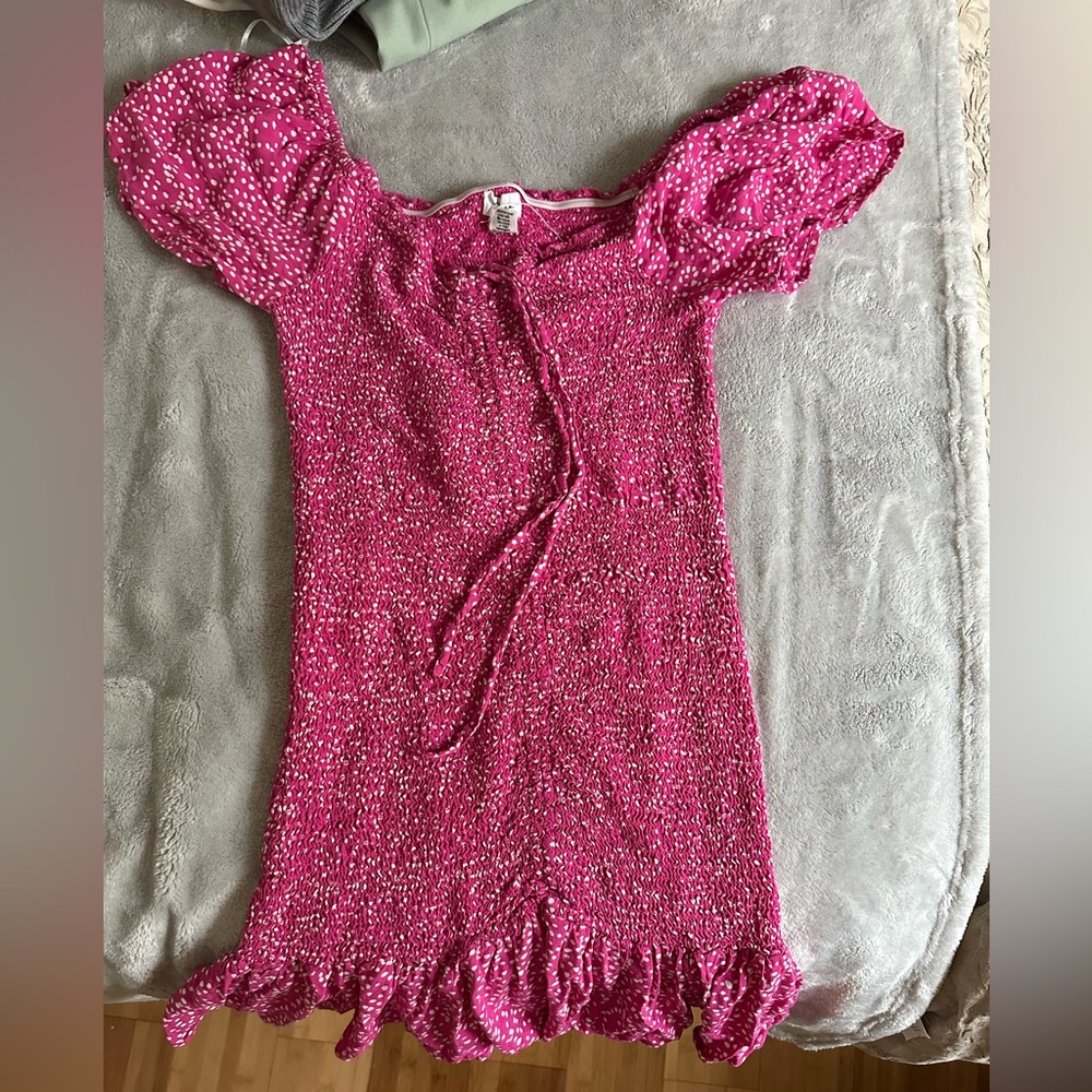 Pink Ruffled Dress